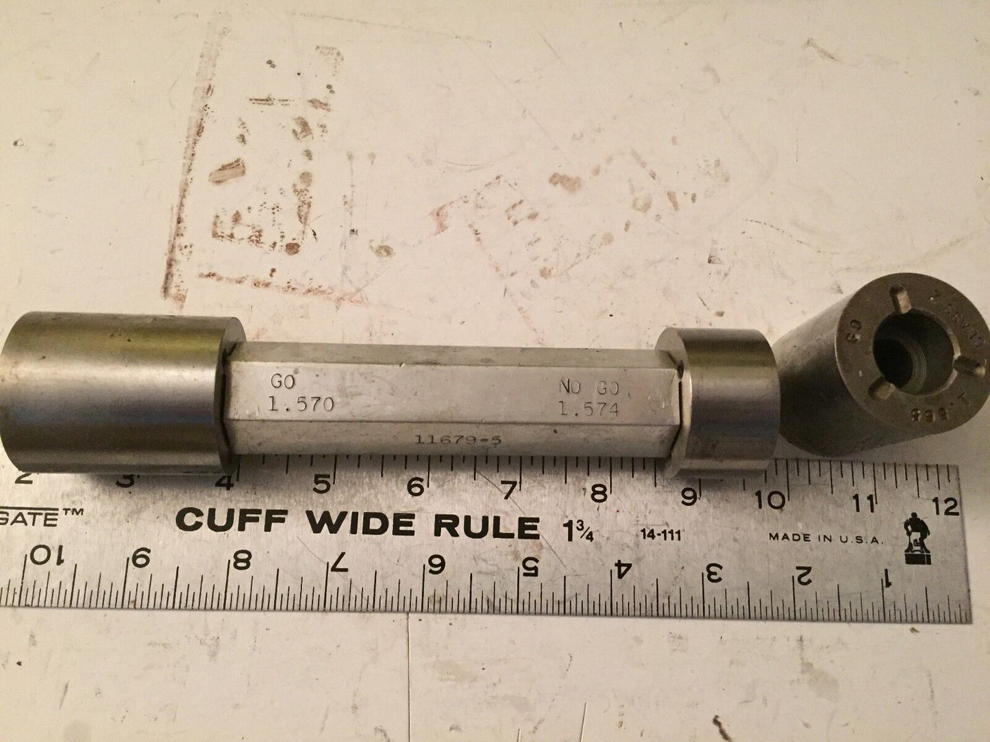 Used Go No Go Gage, Go Gauge,1.570, 1.574, 1.565 The Pipe Machinery,Am