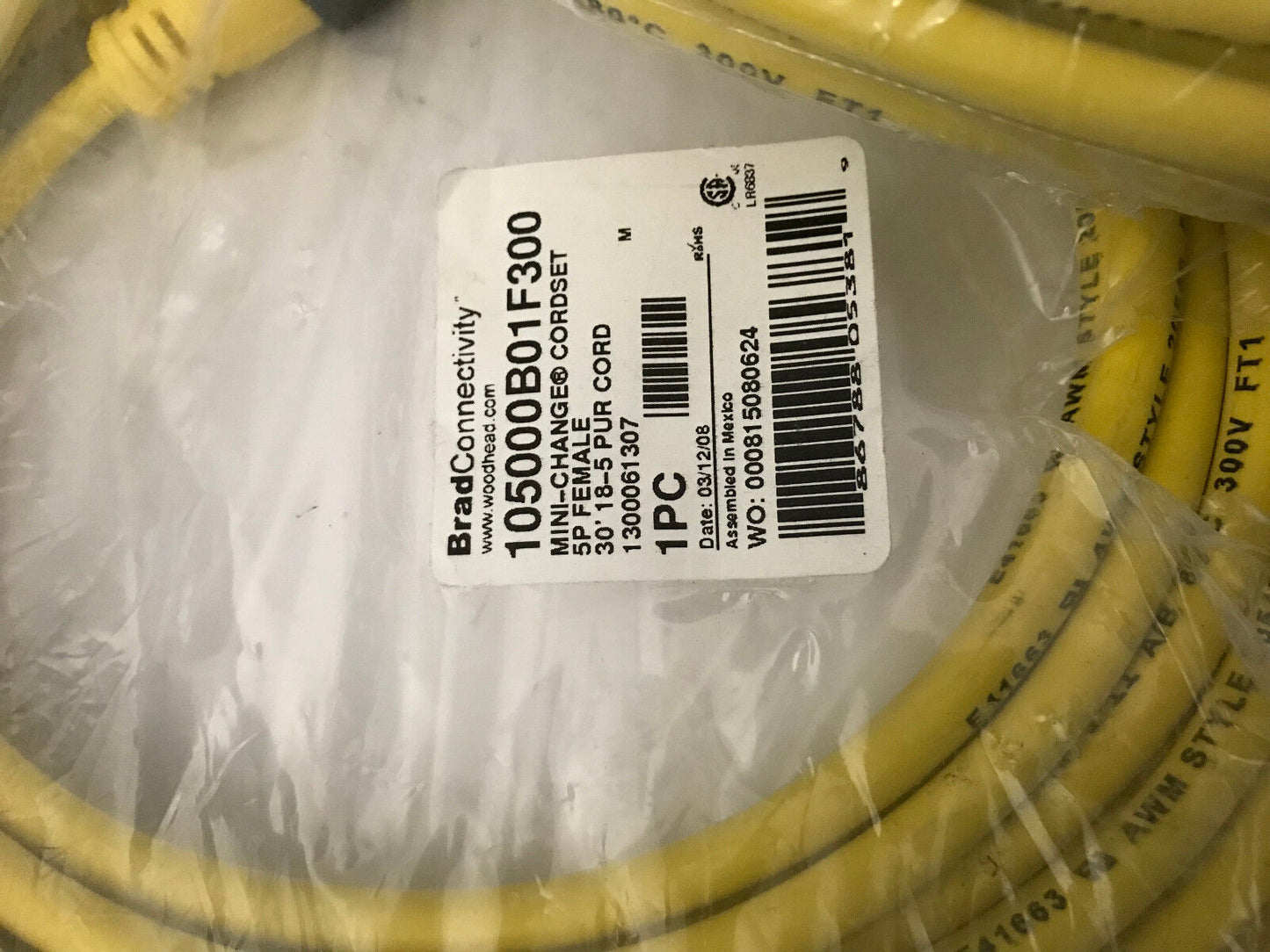 New Lot 5 Brad Harrison 8030P1a09m040 Proximity Switch Cable Brad Pnp 80328Pa,Em