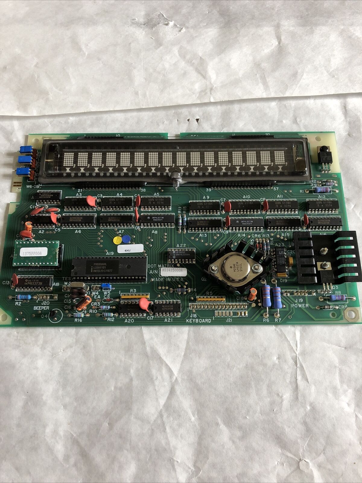 Matrix H11415000a,Mettler Toledo E1141490,Display Keyboard Printer 8192-115-V,Db