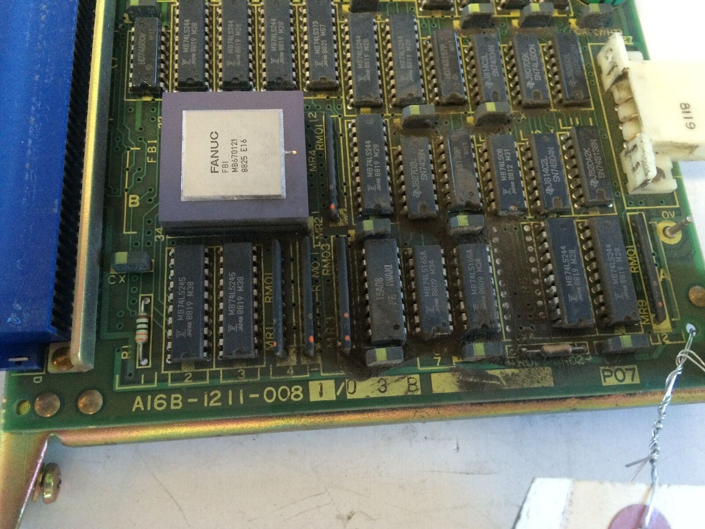 Fanuc A16b-1211-0081 /03B Robotic Memory Control Board,A16b-1211-008 1 0 3 B,Cw