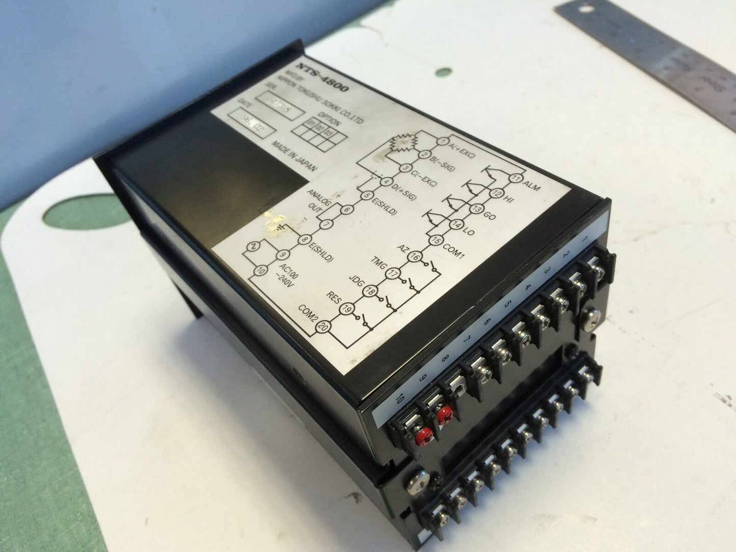 Nippon Tokushu Sokki Nts Nts-4800 Peak Indicator,Bq