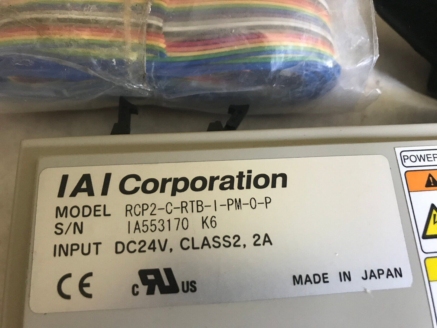 Iai Rcp2-Rtb-I-Pm-20-330-P1-M,Rcp2-C-Rtb-I-M-O-P,Rotary Actuator Cbrcp2ma050,Ep
