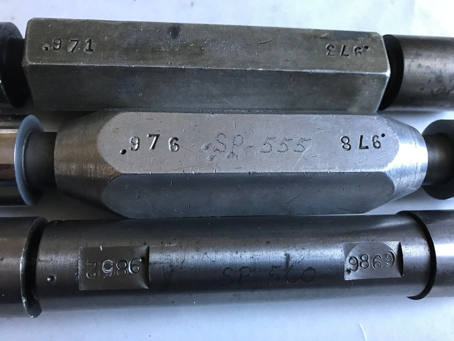 Lot The Pipe Machinery Go No Go Plug Gage .9852,.9869,.978,.976,.973,.971,Sa
