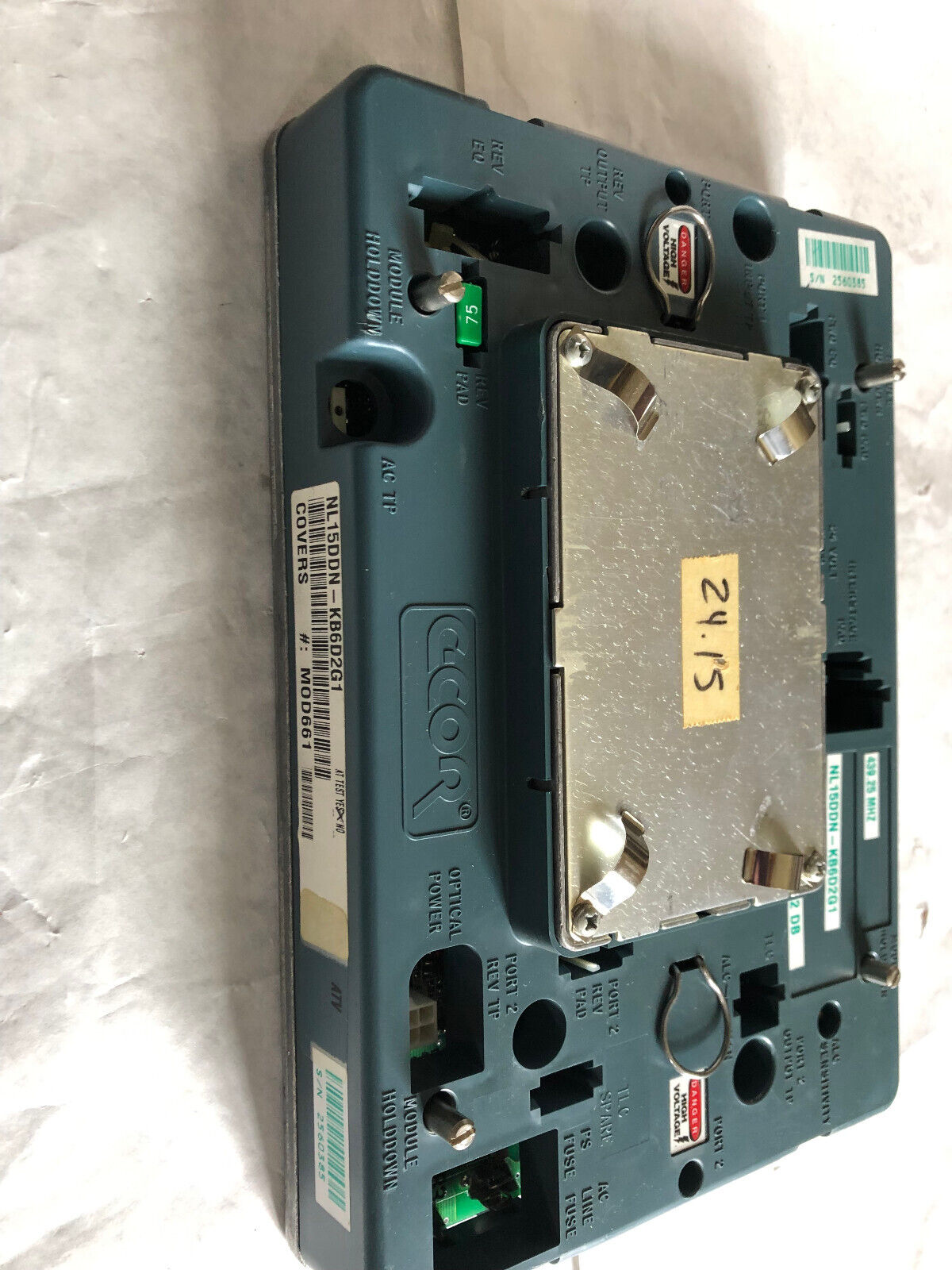 C-Cor Nl15ddn-Kb6d2g1 32 Db 439.25 Mhz Line Extender Amplifier,Covers Mod661,Fg