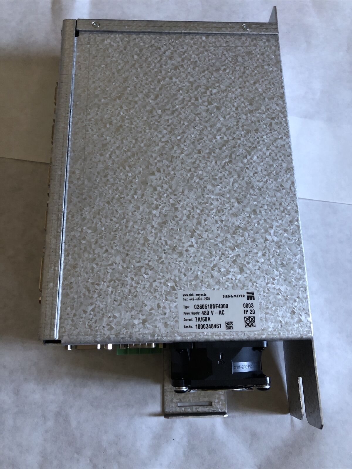 New Sieb-Meyer 0360510Sf4000,Sieb-Meyer Sinudyn-36 Servo Drive,Bb