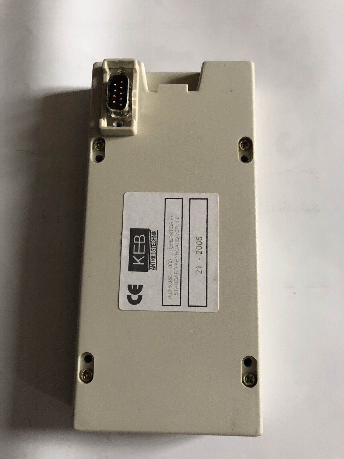 Keb 00.F5060-1000 Operator F5 Standard Keyboard Ver.1.0 Panel.00 F50 60 1000,Ay