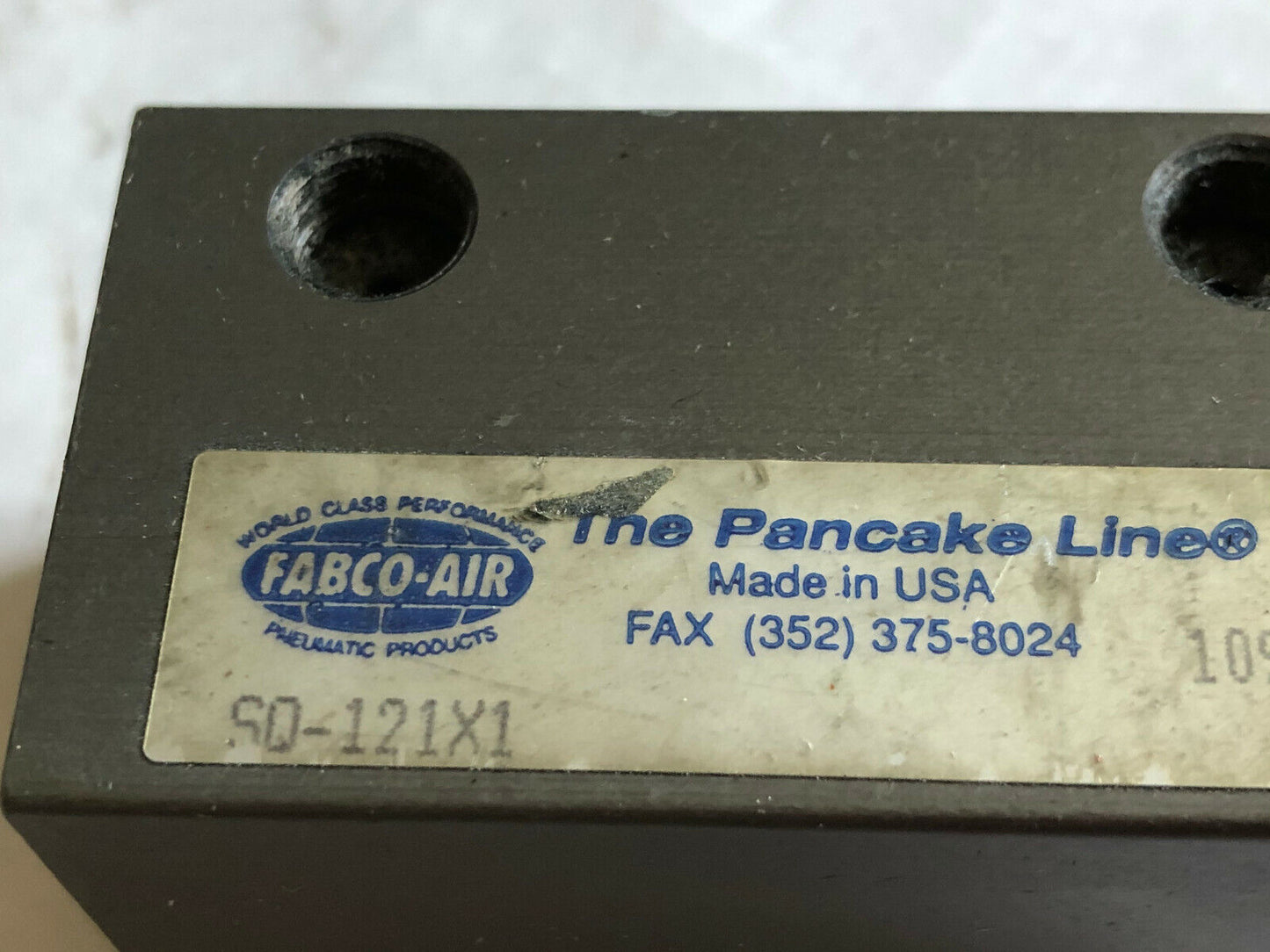 New Fabco-Air Sq-121X1 Pancake Line Cylinder,Cf