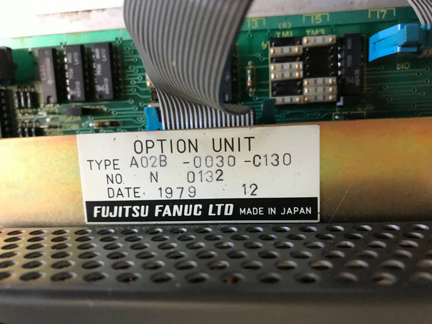 Fujitsu A02b-0030-C130 Fanuc Dro Panel Option Unitn 0132 Mazak Lathe Cnc,Si