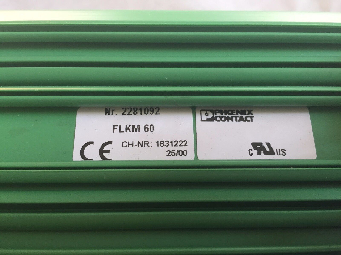 Lot 3 Mixed Phoenix Contact Flkm60,2281092 Flkm20 Flkm 26,Tol-O-Matic Ssc3,Ea