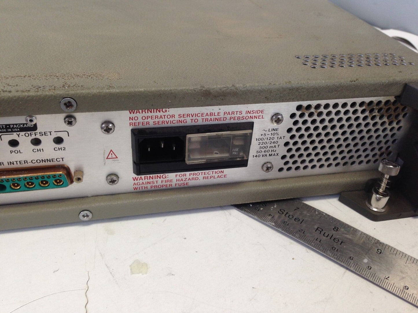 Hp 8501A, Hewlett Packard 8501A Storage-Normalizer Plc, 100-240 Vac,Fj
