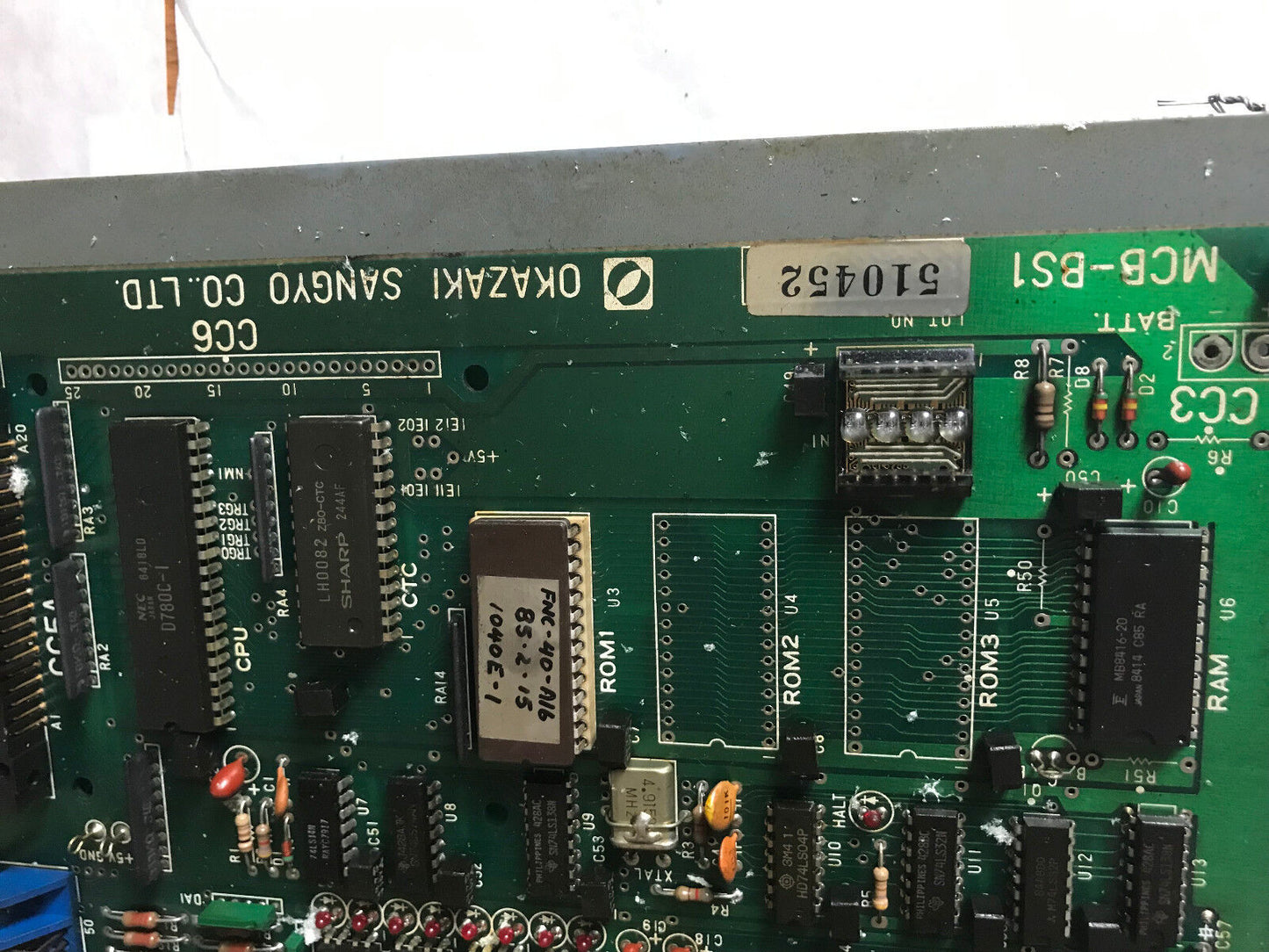 Okazaki Sangyo Mcb-Bs1 & Mcb-Ex Circuit Board,Sr