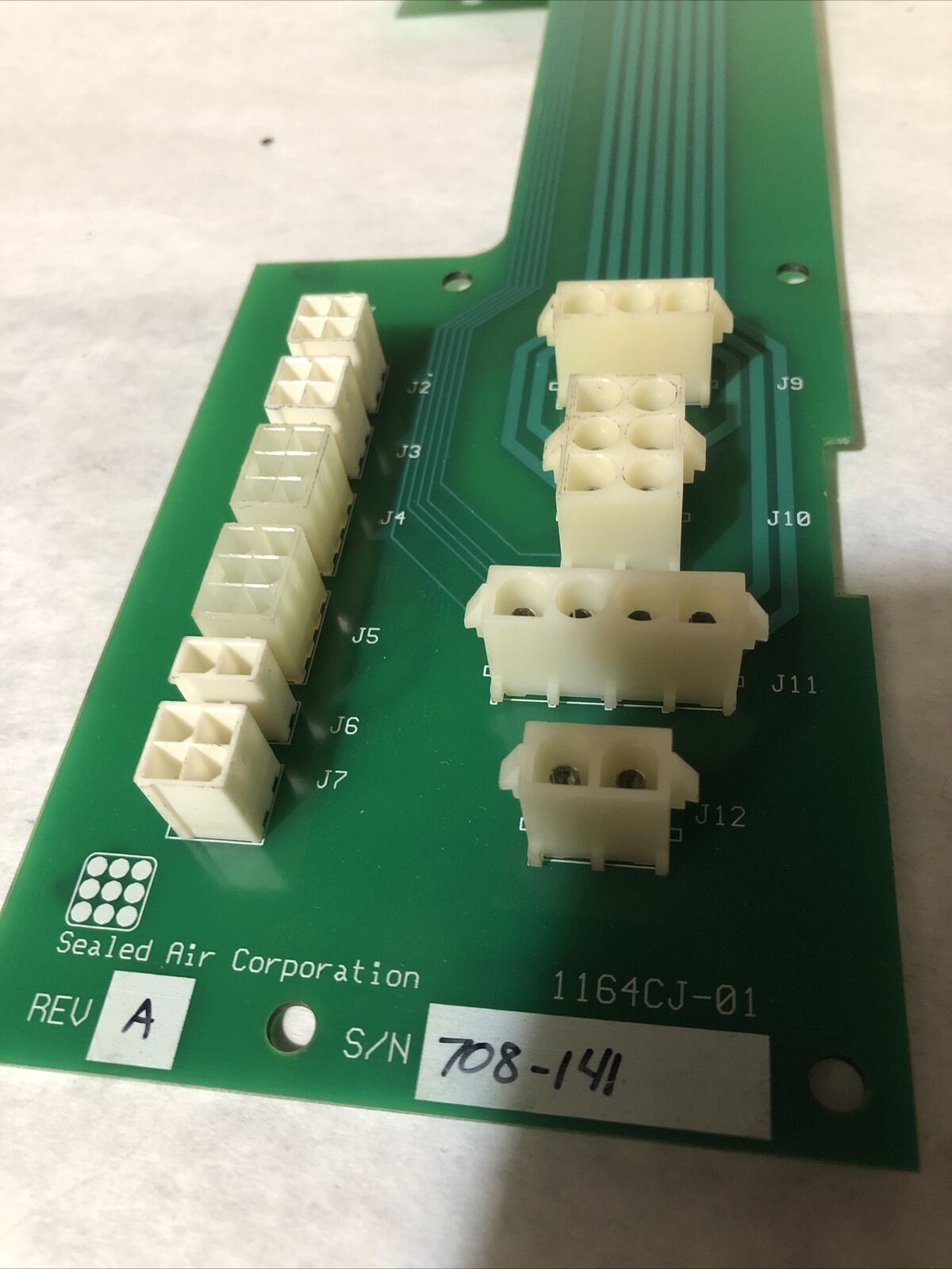 Sealed Air Corporation Circuit Board 1164Cj-01 Rev A,Bv