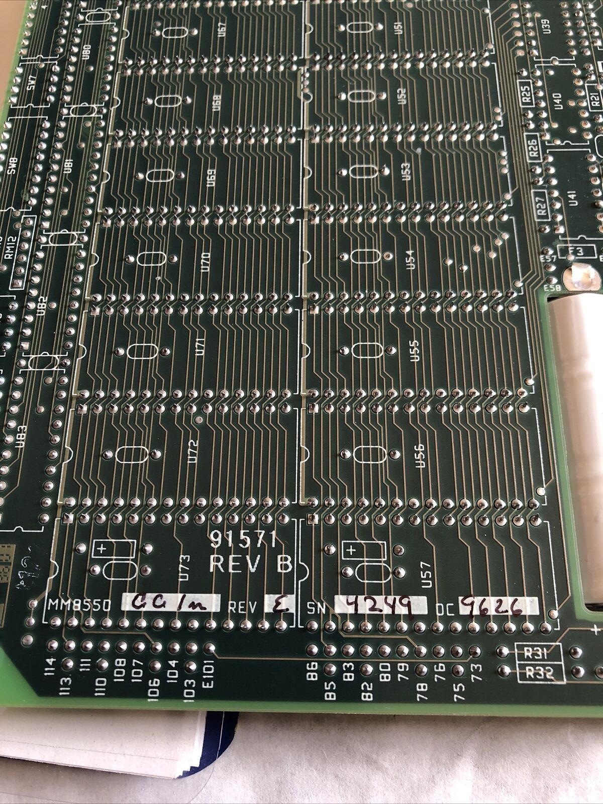 New Micro Memory Mm8550,Mm8550c,91571 Rev B,Mm8550-001 Board,Tm