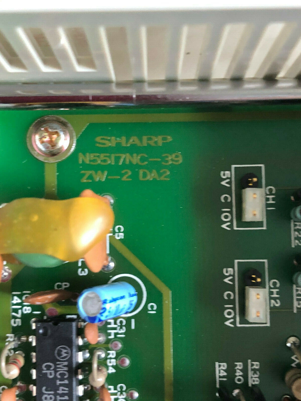 New Sharp Zw-2Da2,N5517nc-39 Analog Output Plc Module,5805-70125,Zw-2 Da2,Co