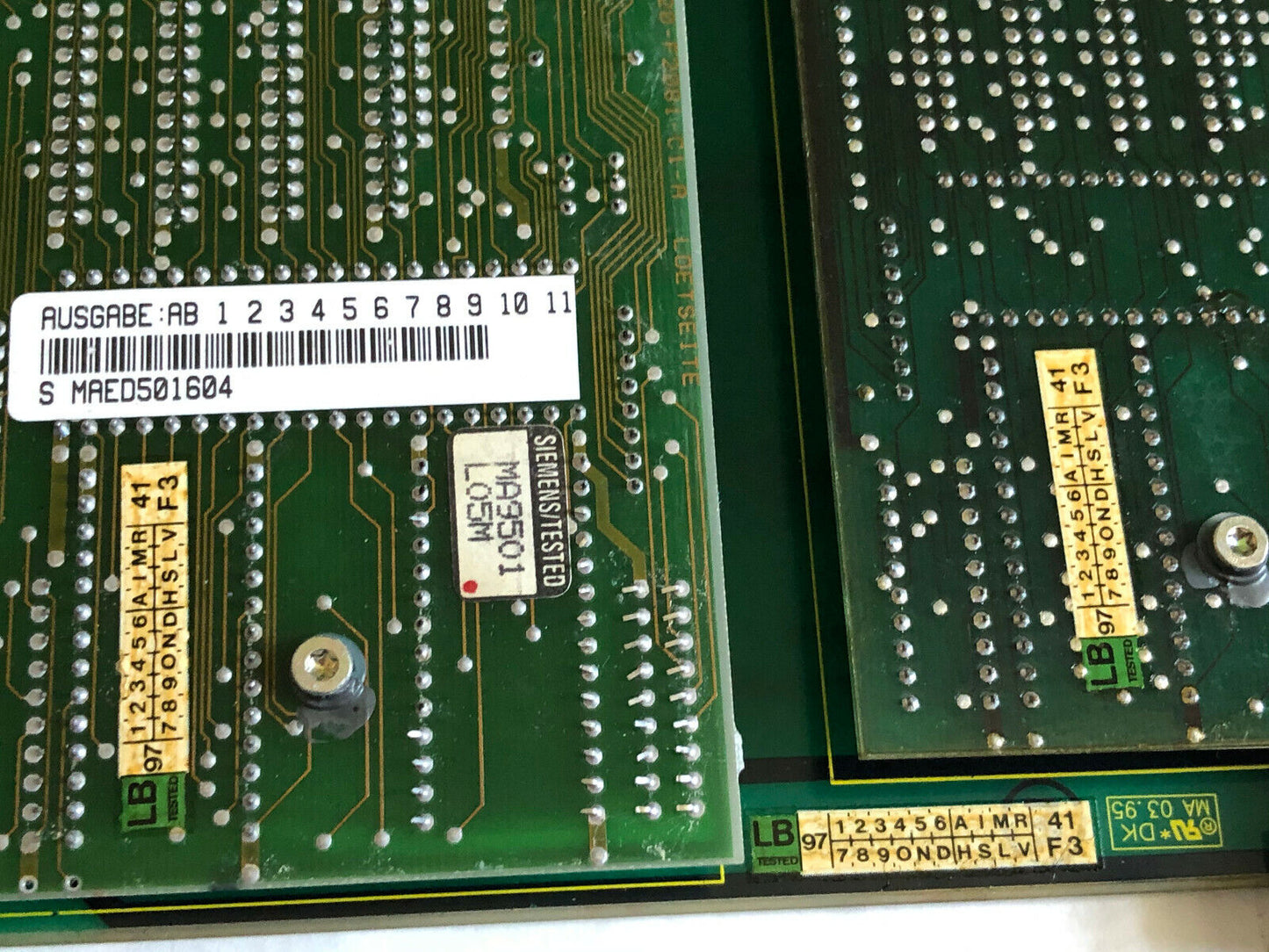 Siemens 6Aw5 463-0Ab,Moby-Mim2502,Asm 709 90 483/A Channels (O) ,Cf