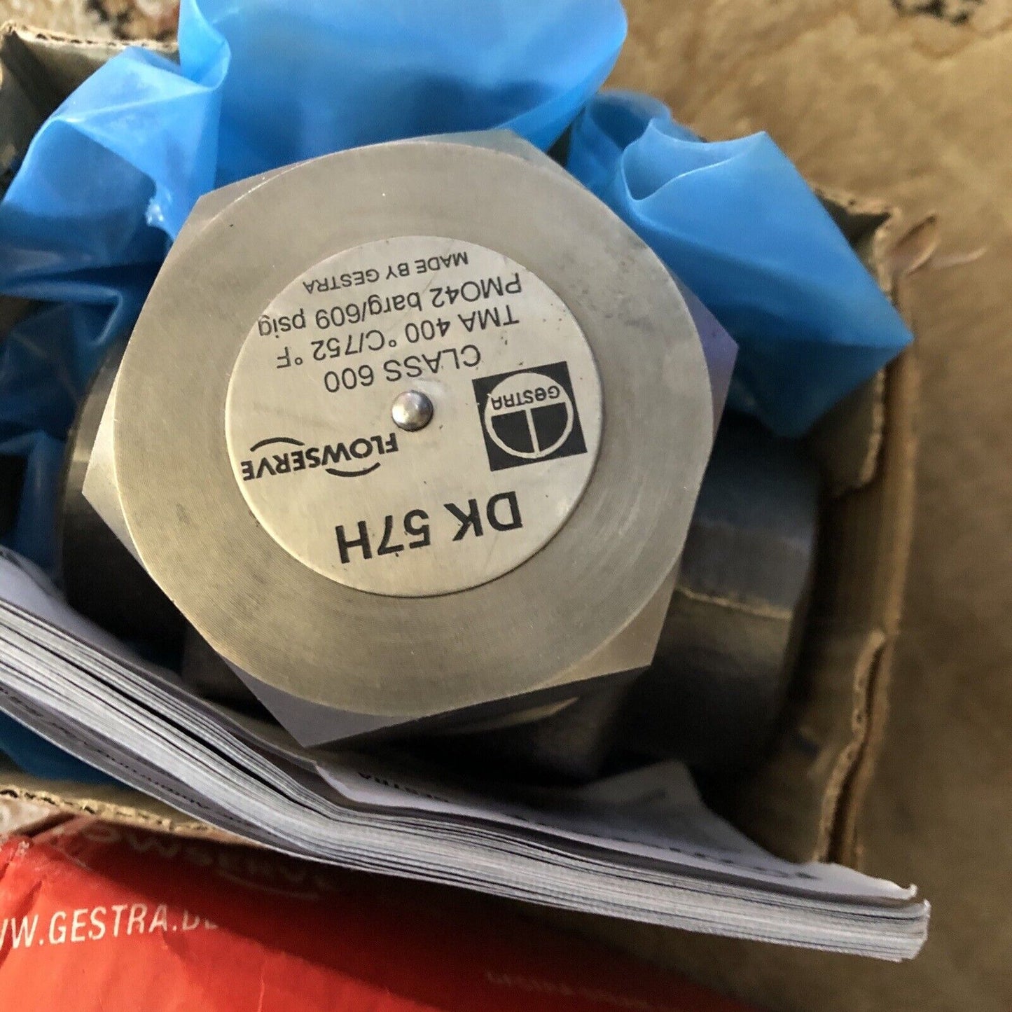 1” Gestra Dk 57H Dn 25 Flowserve Thermodynamic Steam Trap,Class 600,Ais1420,Bt