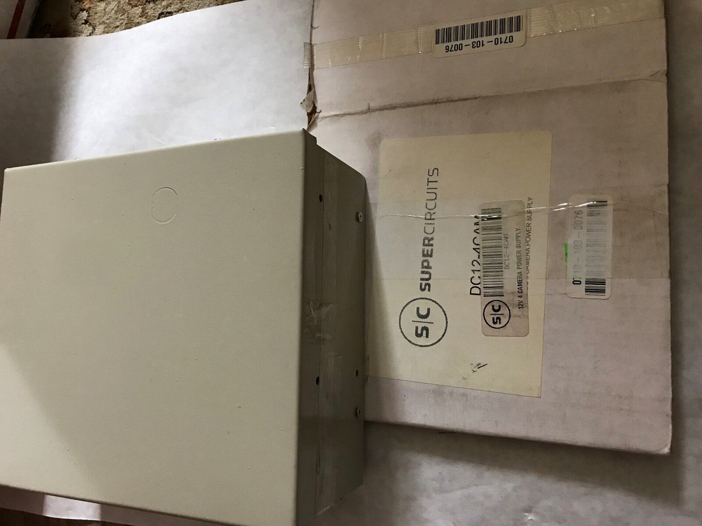 Sc Super Circuits Dc12-4Cam 4 Camera Power Supply B-Tron Db8 Dcr 4-3.5-1Ul