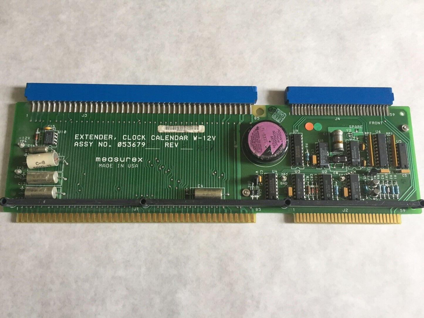 Honeywell 053679 Measurex 05367900 Rev F,Extender,Clock Calender W-12V,Sv