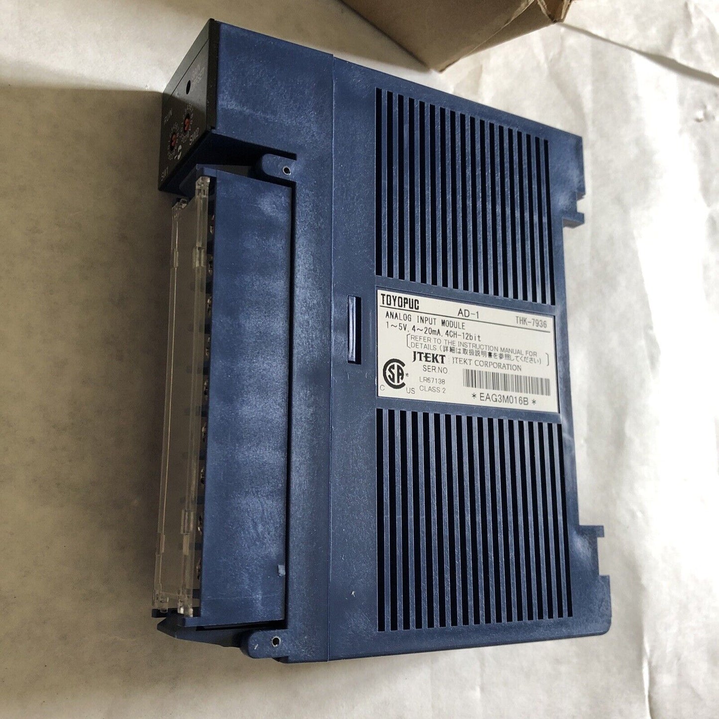 New Toyopuc Ad-1,Thk-7936,Pc2j-Ad-1 Analog Input Module 1-01,Bu