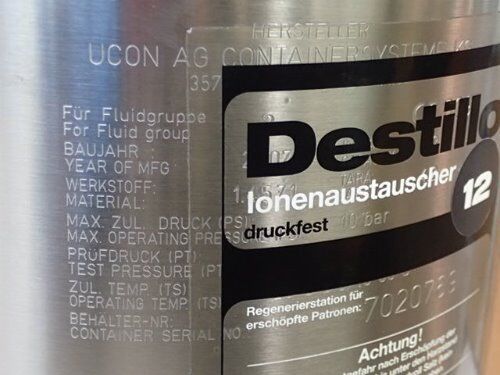 New Herco Destillo 12De Water Demineralizer,300 L/M,7020769,10Bar,Tm