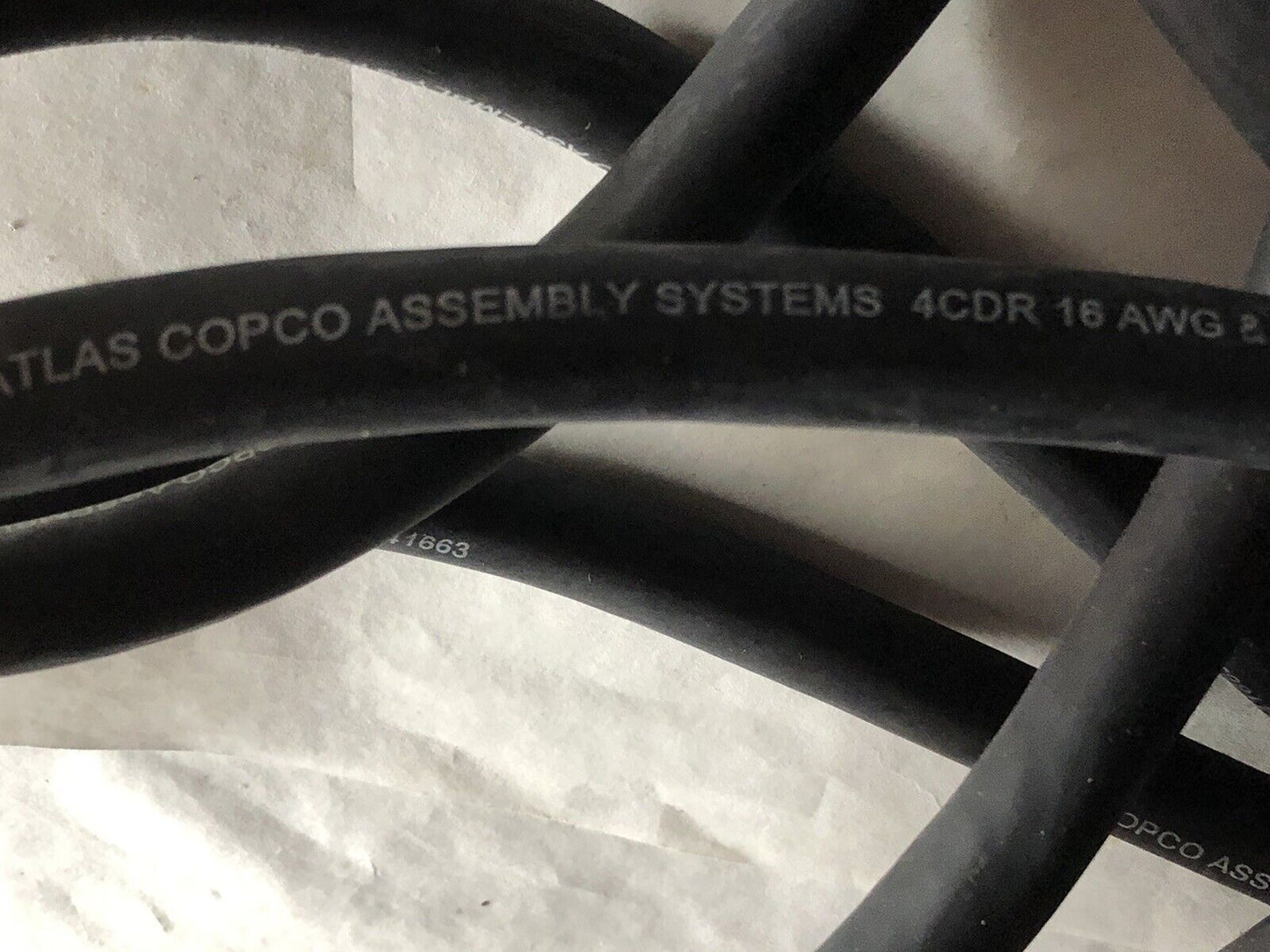 New Atlas-Copco 4231506018,4Cdr 16 Awg E41663 Nutrunner To Controller Cable,Th