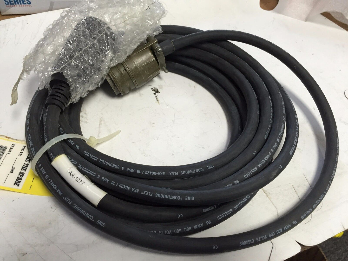 New Aa1077 Sine Ka-50422 / 16 Continuous Flex 16 Awg 8 Conductor Servo Cable,Db