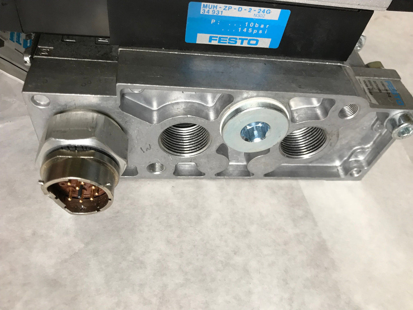 Festo 41P-2-03-Pyz-Mp4:3(M),Terminal Manifold Valve Vimp-04-D-2,Muh-Zp-D-2-24G