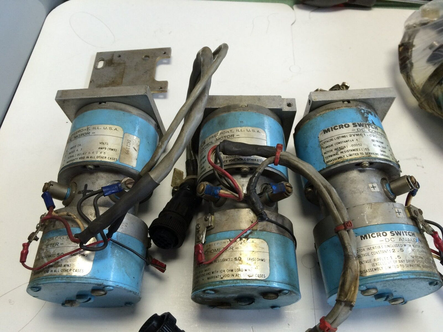 Micro Switch 2Vm61-020-7 Dc Control Motor,Dc Analog Tachometer,Bw