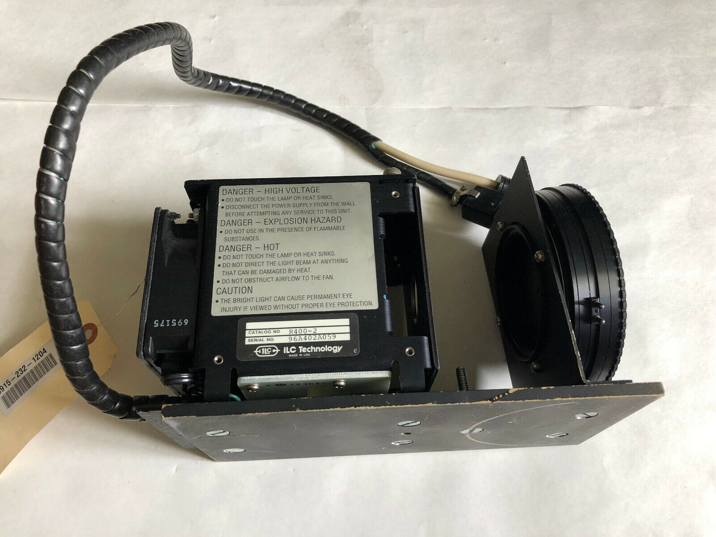 Ilc Technology R400-2 Lamp Housing,Melles Griot 04 Ies 005,Sk