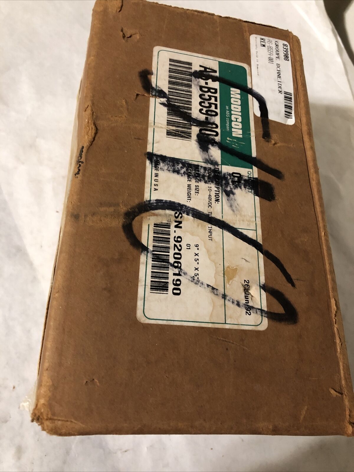 New Modicon As-B559-001,10-48 Dc Output Module As-B559-001 Aeg B559,9-56Dc,Fc