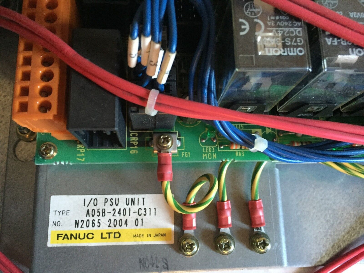 Fanuc A05b-2401-C311,A20b-1007-0540/01A,A05b-2452-C300 I/O Psu Unit,Ee