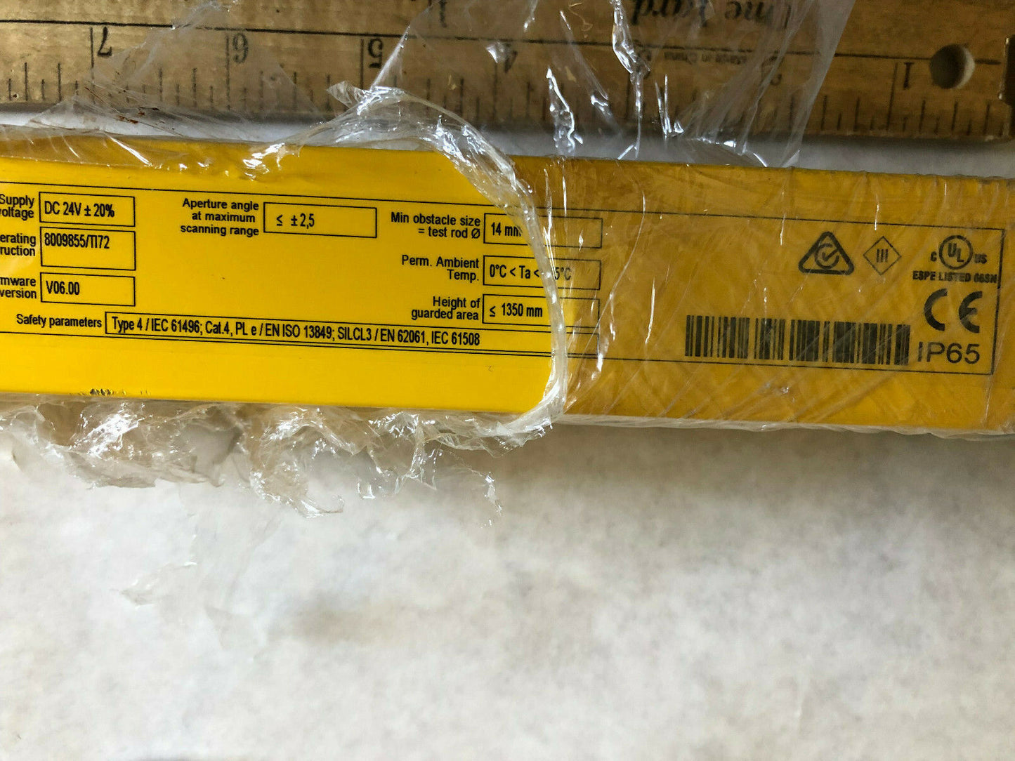 Sick C40s-1301Da010,C4000,Safety Light Curtain,0-8M Scan Range,1350Mm,Rec&Tra,St