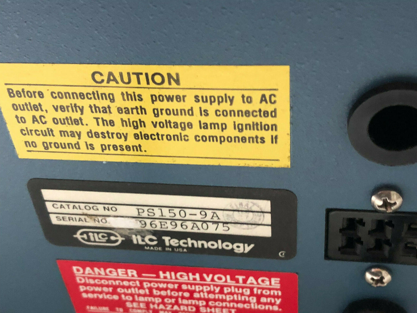 Ilc Technology Ps150-9A Illuminator Power Supply,Ilc Ps150-9,Sk