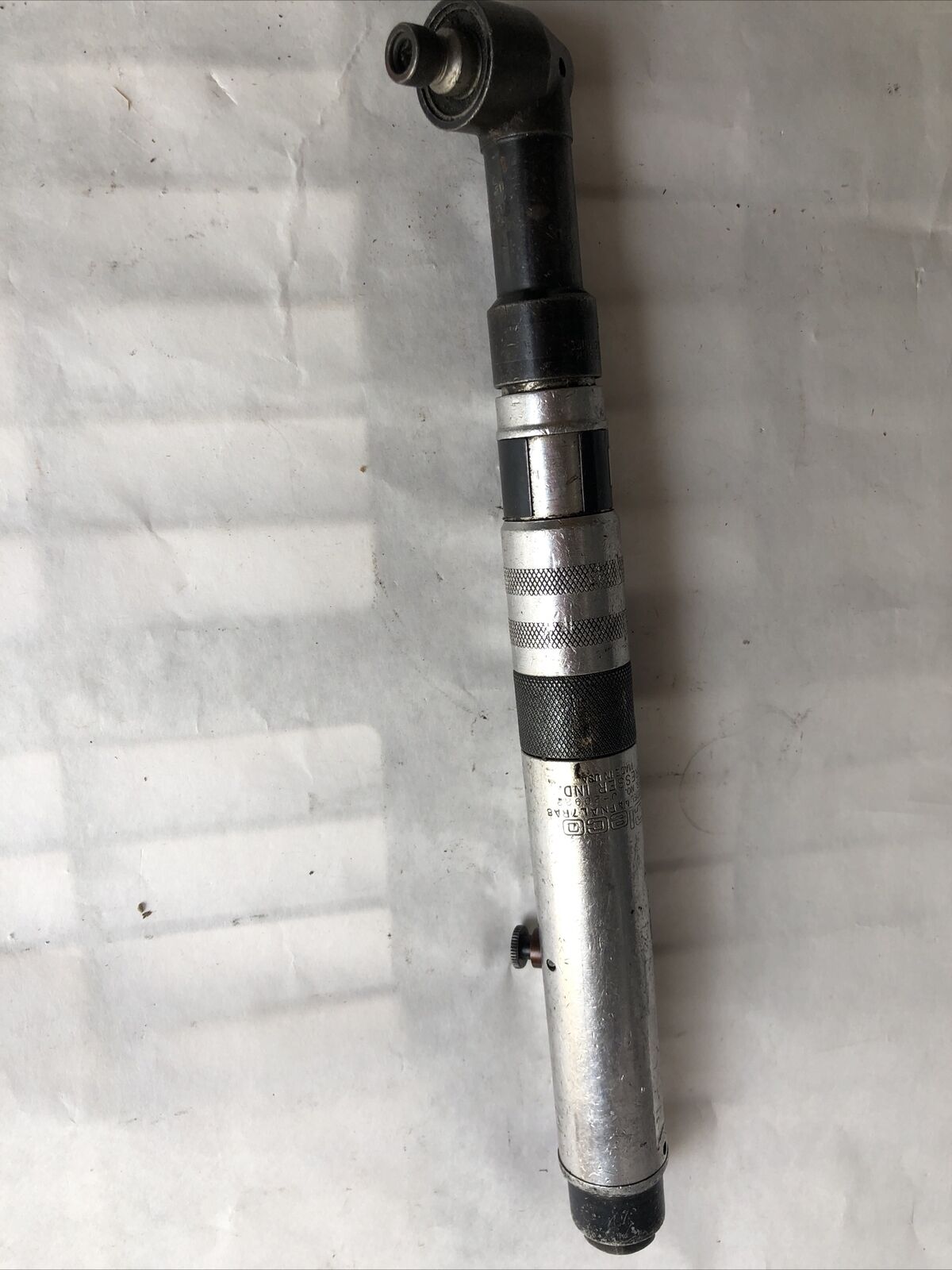 Cleco Right Angle Pneumatic Nutrunner 1/4" Drive 44Rnal7ra8,Nm1094 Vrc,Fd
