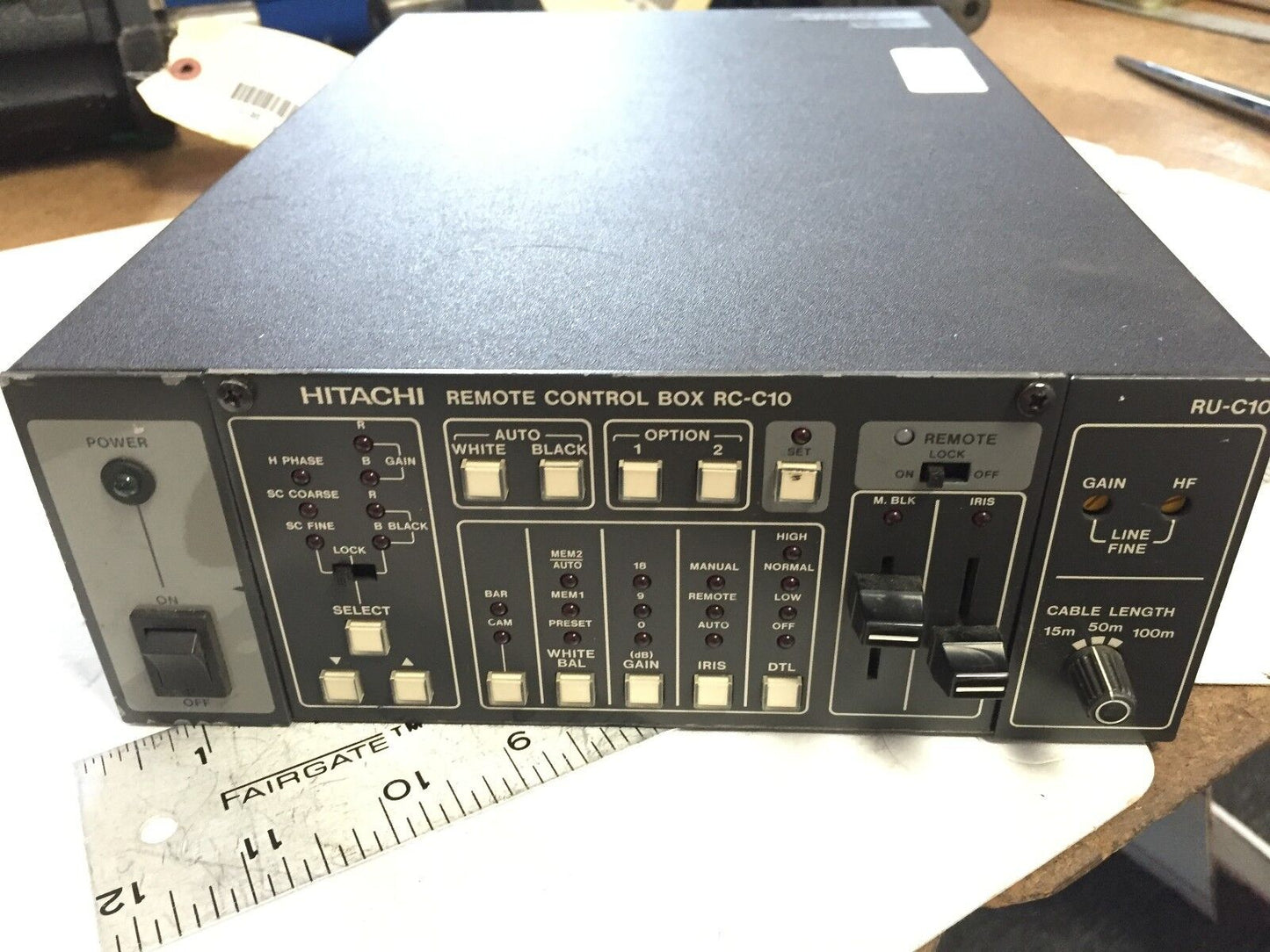Hitachi Ru-C10 Camera Remote Control Box Rc-C10,Dd
