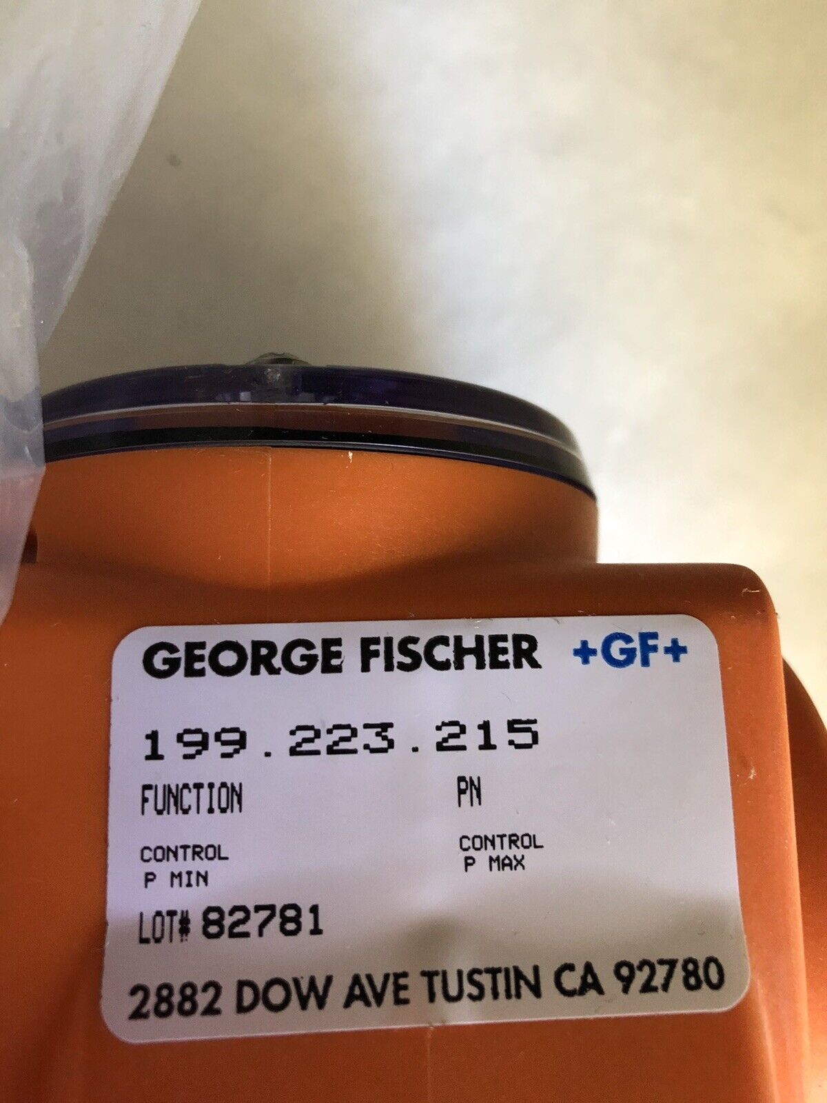 New 1" Pipegeorg Fisher 199.223.215 Pneumatically Operated Valve,Pa10,Tk
