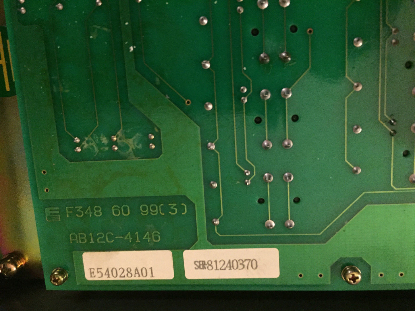 Mori Seiki F348 60 99 (3),Ab12c-4146,E54028a01 Override Panel,Bm