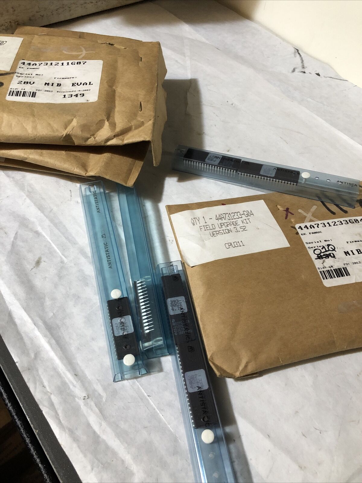 New Lot Ge Fanuc 393-002E, 387-032H,395-027A,Chip,44A731211-G07,44A731233-G04,Bk