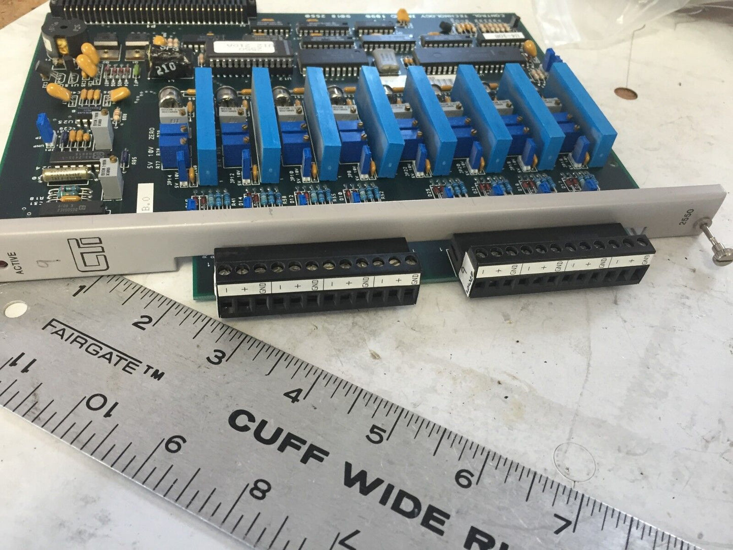 Cti 2550,Control Technology Inc. 901B 2550 Board,Isolated Analog Input 2550,Ch