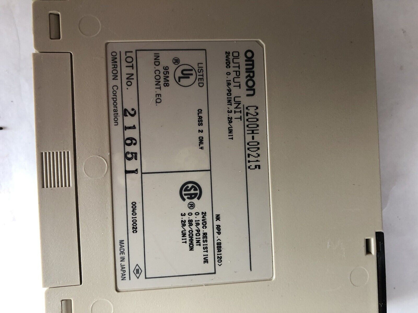 Omron C200h-Od215,0D215,Od215 Output Unit,C200h-0D215,Dd