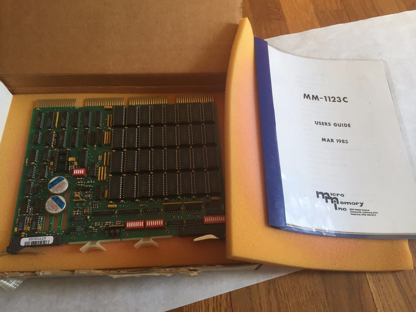 New Micro Memory 91017 Rev.A,Micro Memory Mm-1123 Vme,Mm-1123C,Mm-1123/32K,Ea