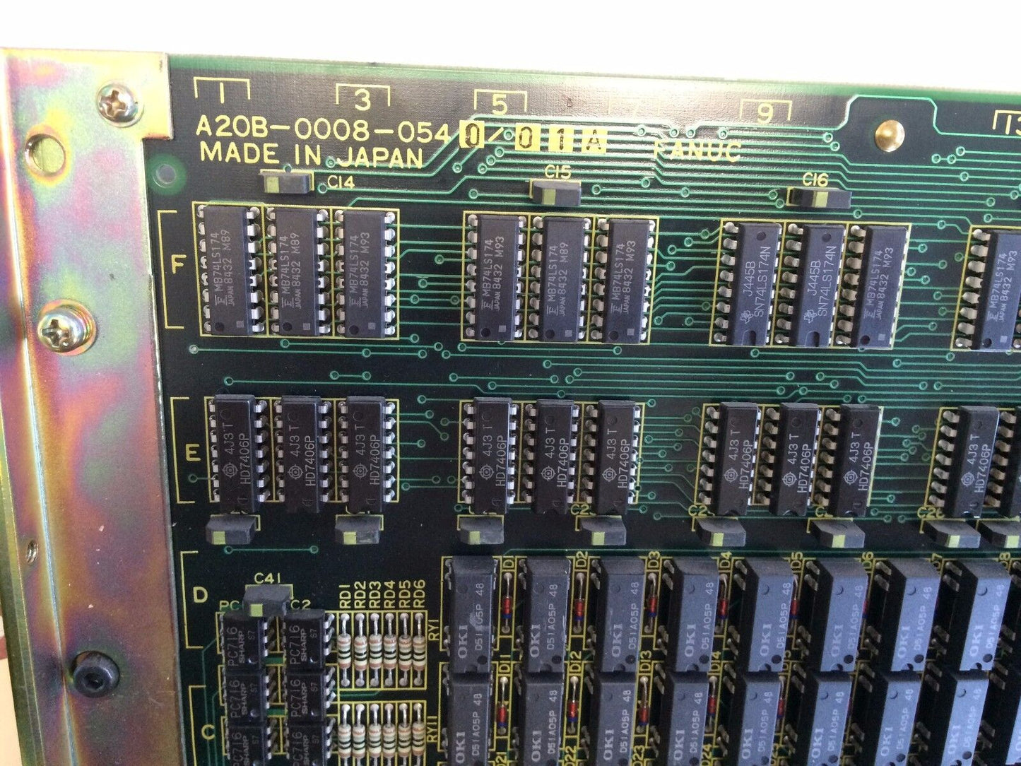 Fanuc A20b-0008-0540/01A,Terminal Card,A20b-0008-054,Fanuc A350-0008-T544/01,Sj