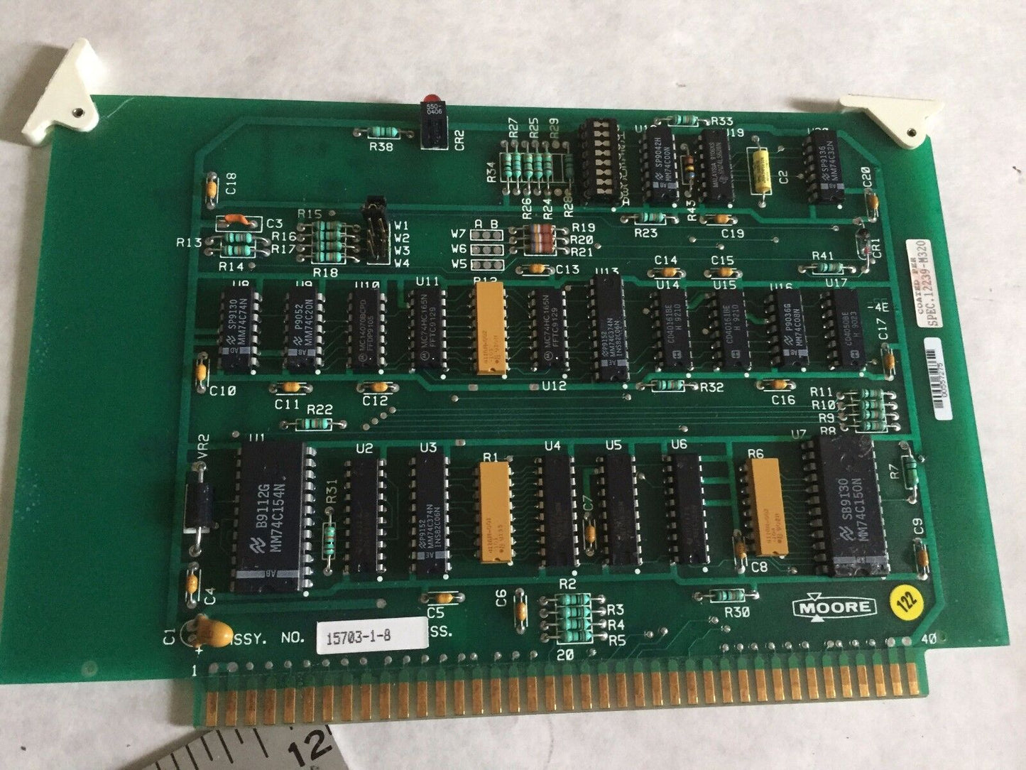 Moore 15703-1-8,12239-M320 Siemens Pc Board 1570318,Ea,Cz,Cx