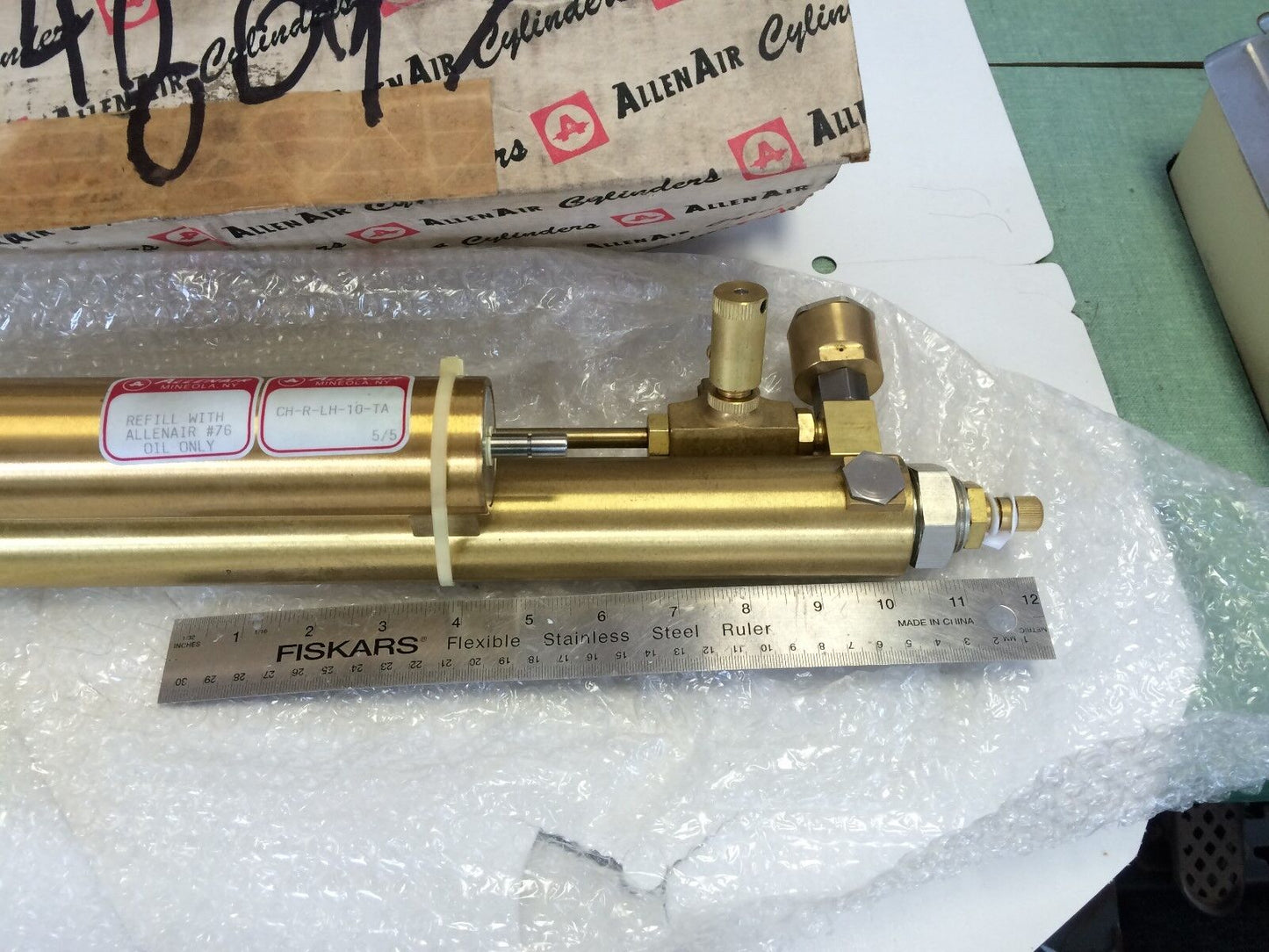 New Allenair #76 Control 10 Inch Stroke Cyl Check Allenair Ch-R-Lh-10-Ta,Bn