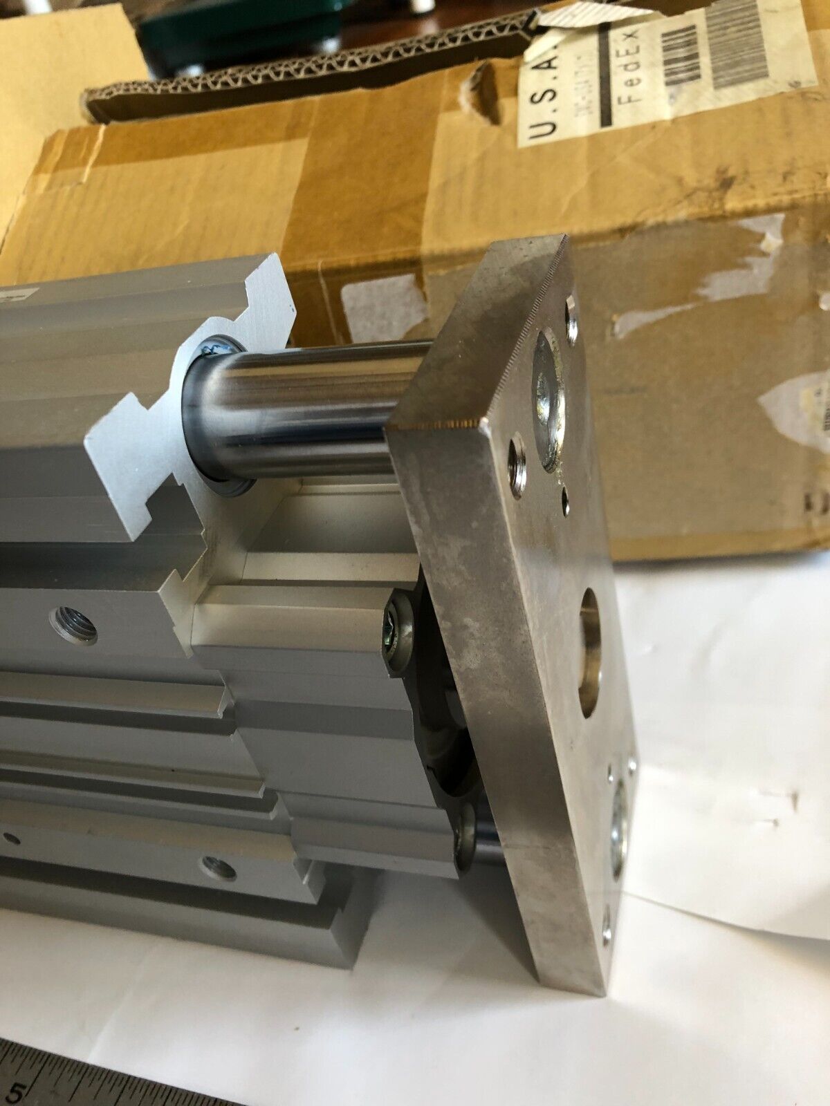 New Smc Mlgpm63tf-125-F Slide Cylinder,Smc Mlgpm63tf 125 F,An