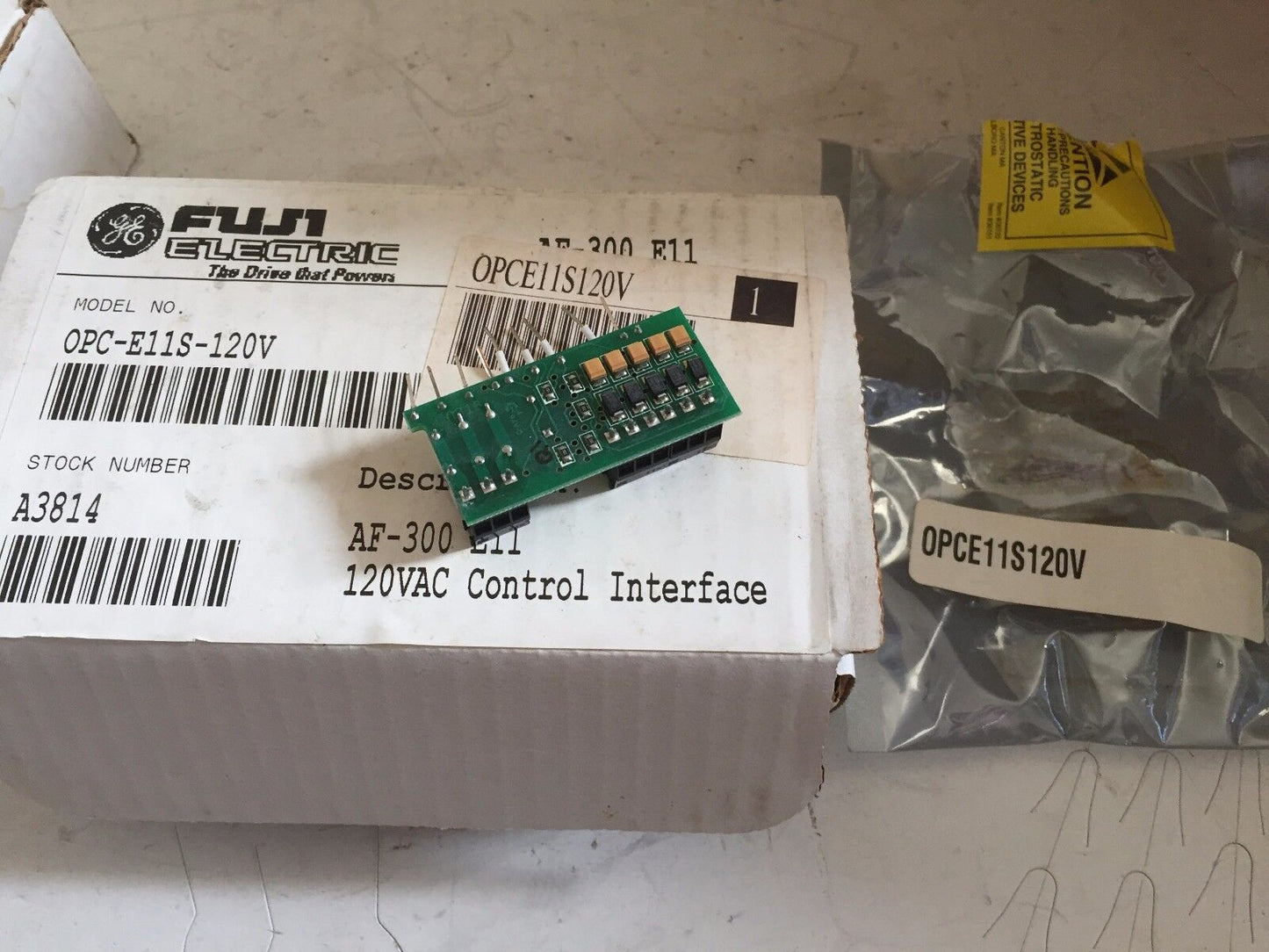 New Ge Opc-E11s-120V,Fuji Af-300 E11 120Vac Control Interface Relay,Az