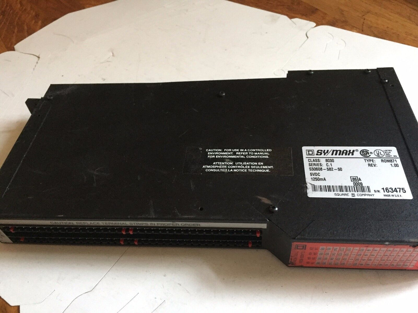 Square-D 8030-Rom-871,Sy/Max C.1,Relay S30608-582-50 Class 8030,Rom871,Eu