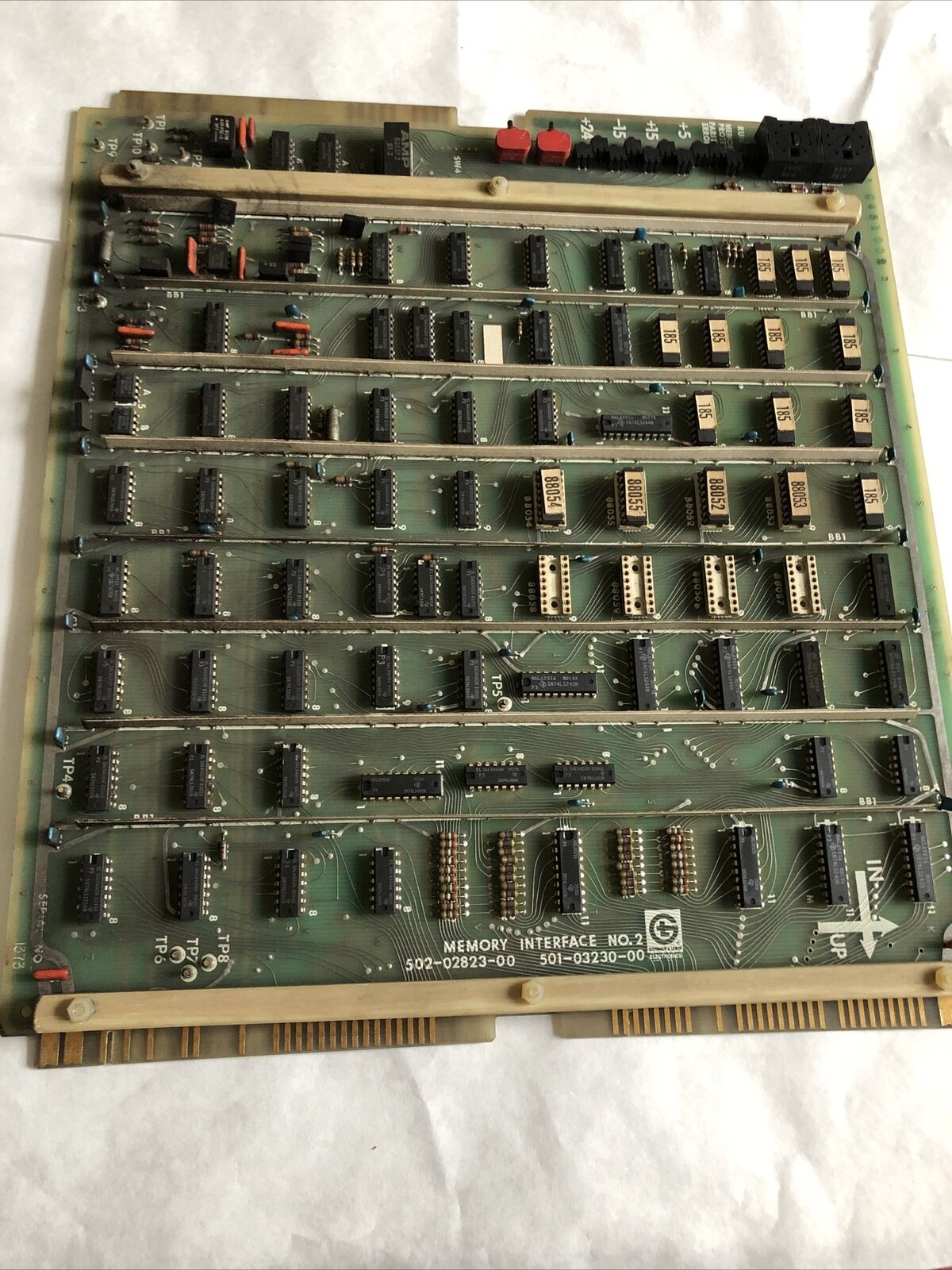 Giddings & Lewis 502-02823-00,501-03230-00,Memory Interface 2 Plc Board,Dj