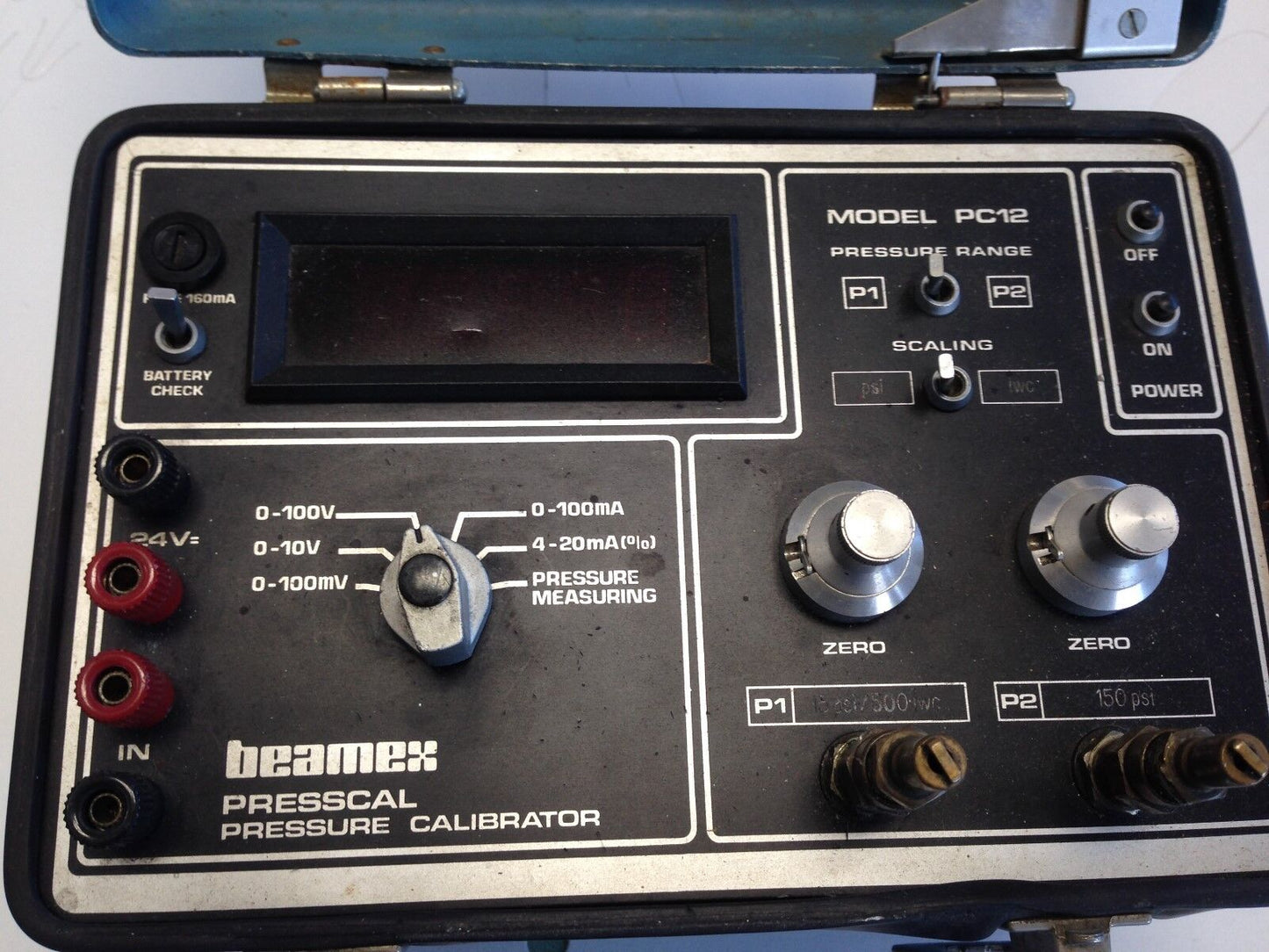 Beamex Pc12 Pc-12 Presscal Pressure Calibrator, 115/230 Vac,Da