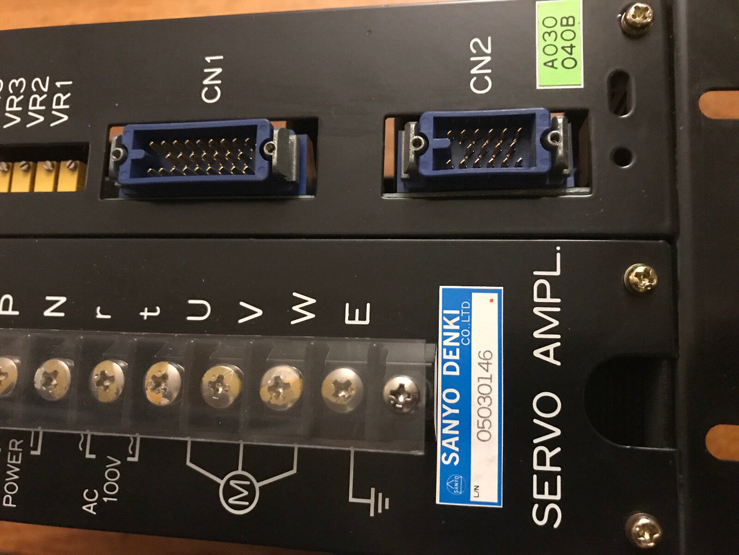 Sanyo Denki 27Ba030fxth7 Servo Amplifier,12028225, Servo Ampl,27Bao30fxth7 ,Sa